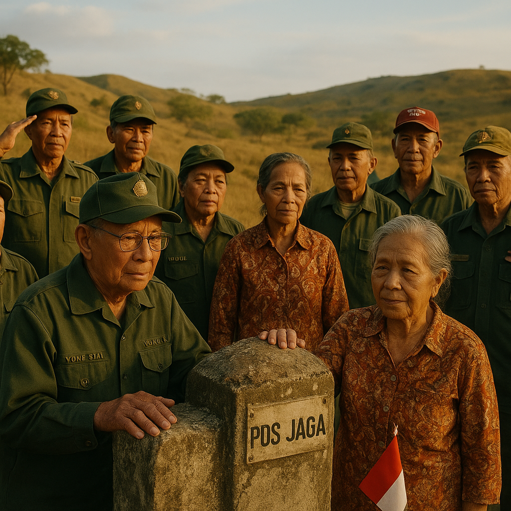 Reuni Satuan Yonif 521 dan Napak Tilas di Tanah Timor
