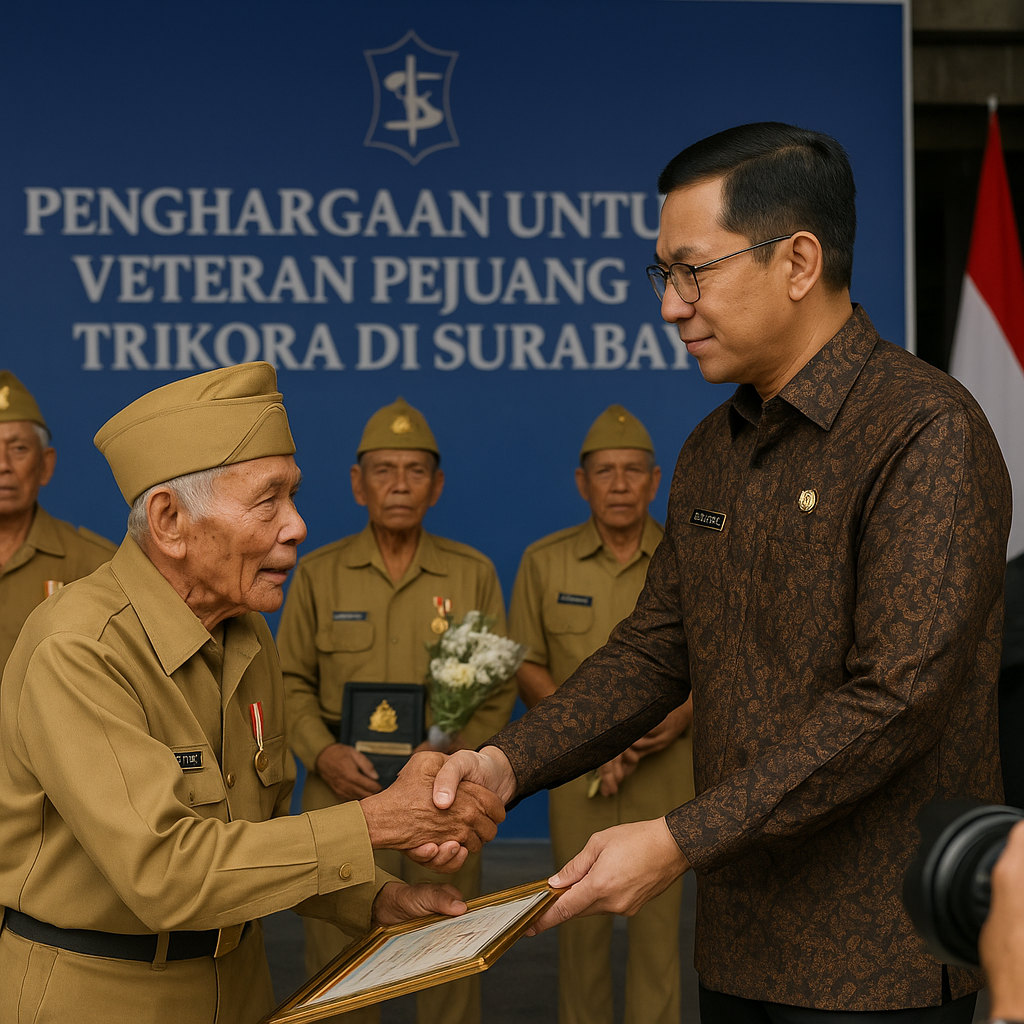 Penghargaan untuk Veteran Pejuang Trikora di Surabaya