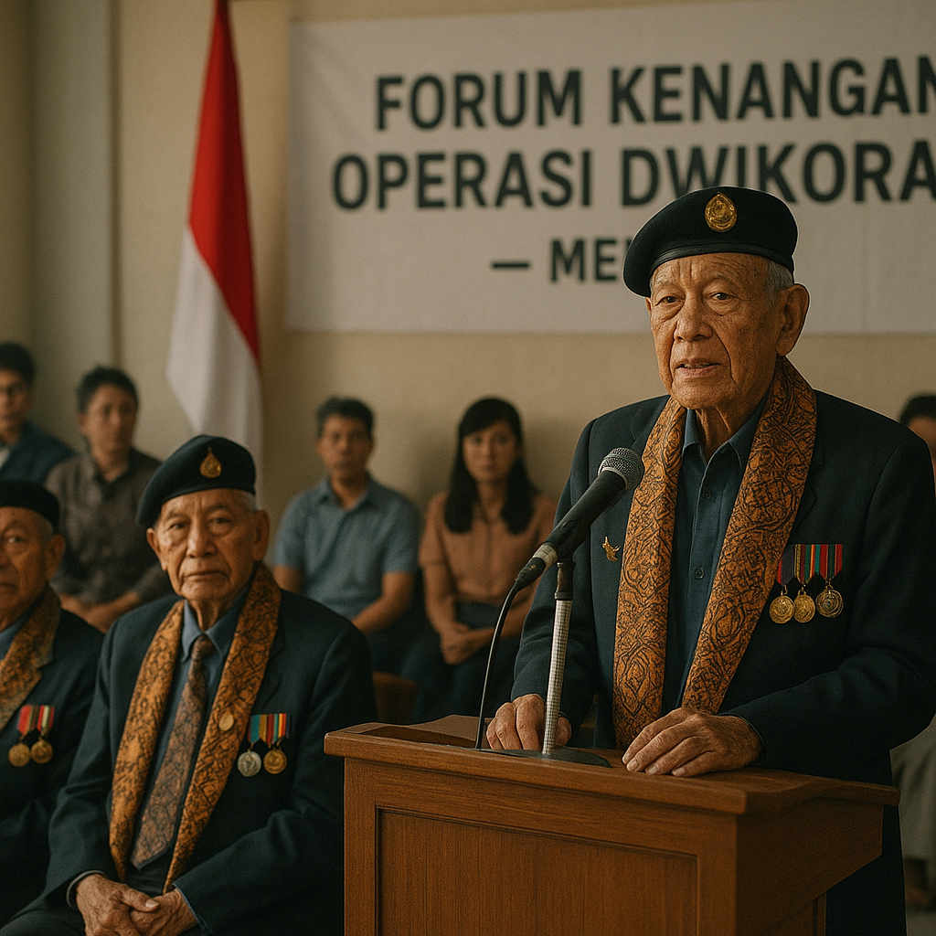 Kisah Heroik Veteran dalam Operasi Dwikora di Medan