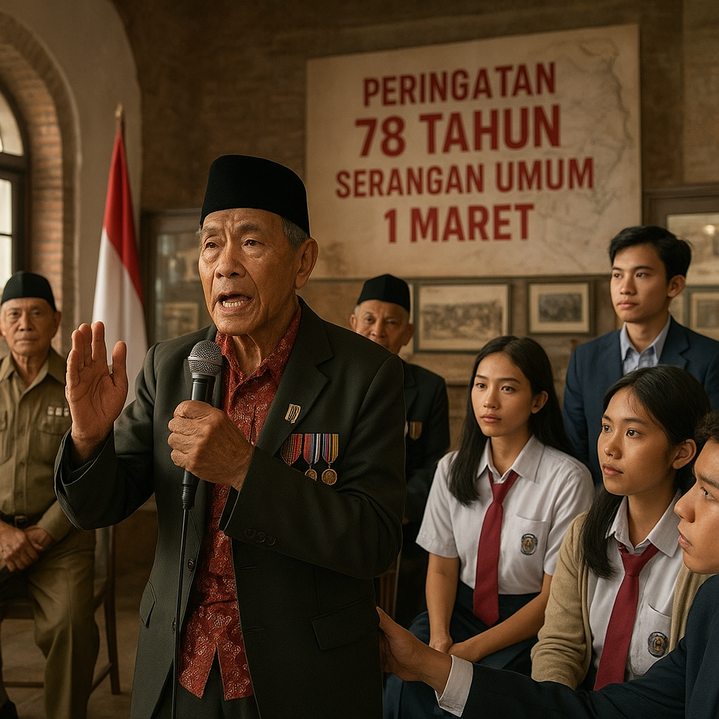 Peringatan 78 Tahun Serangan Umum 1 Maret, Veteran Bagikan Kisah Heroik di Museum Benteng Vredeburg