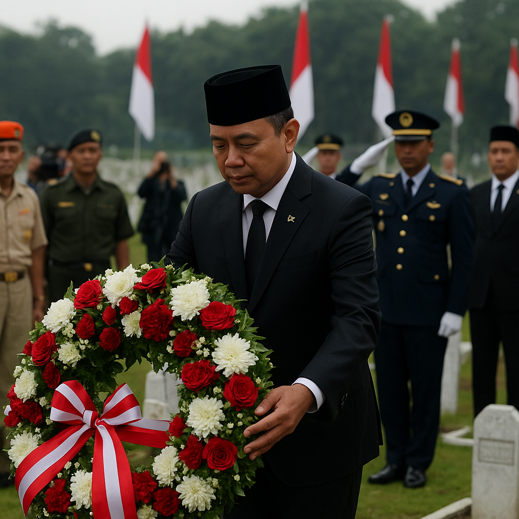 Mengenang Jejak Pahlawan, Gubernur Lemhannas RI Pimpin Ziarah Khidmat di TMP Kalibata