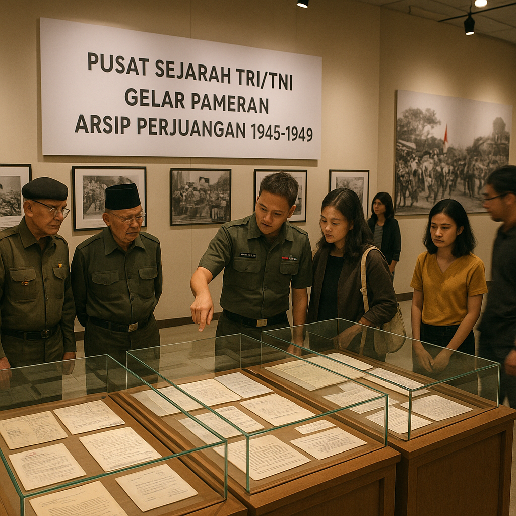 Pusat Sejarah TRI/TNI Gelar Pameran Arsip Perjuangan 1945-1949