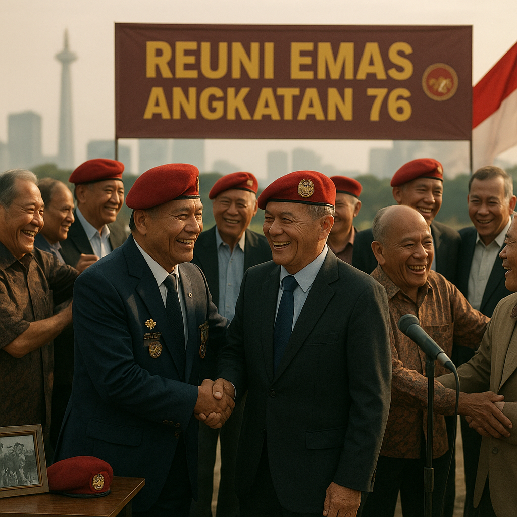 Reuni Emas Angkatan 76: Saat Para Ksatria Baret Merah Berkumpul di Jakarta