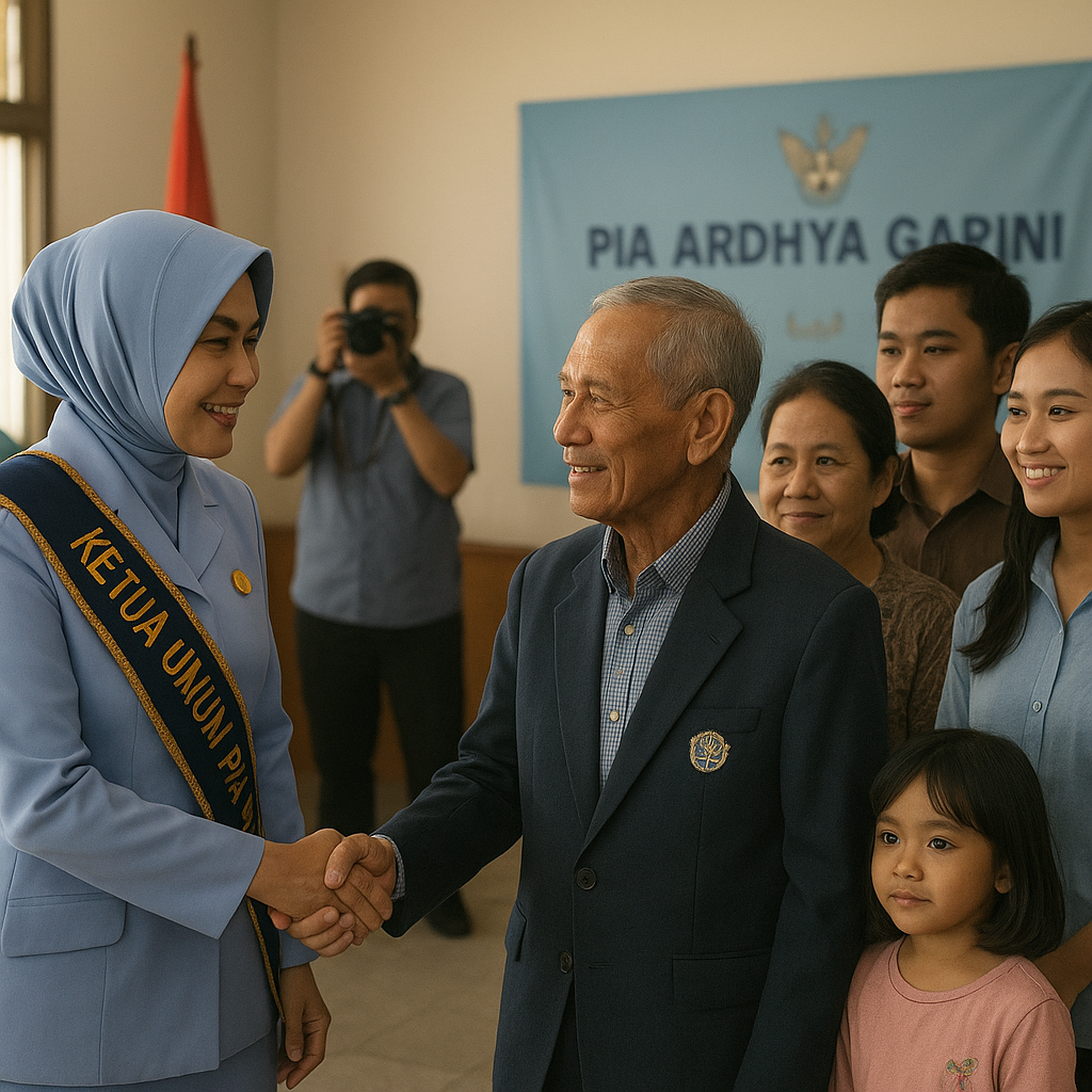 Ketua Umum PIA Ardhya Garini Tinjau Program Pemberdayaan Keluarga Purnawirawan TNI AU