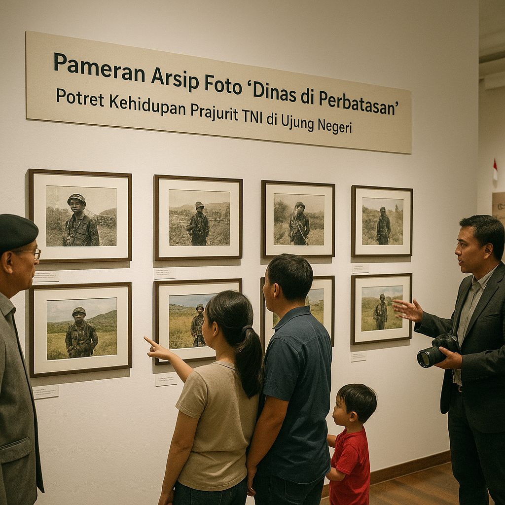 Pameran Arsip Foto 'Dinas di Perbatasan': Potret Kehidupan Prajurit TNI di Ujung Negeri