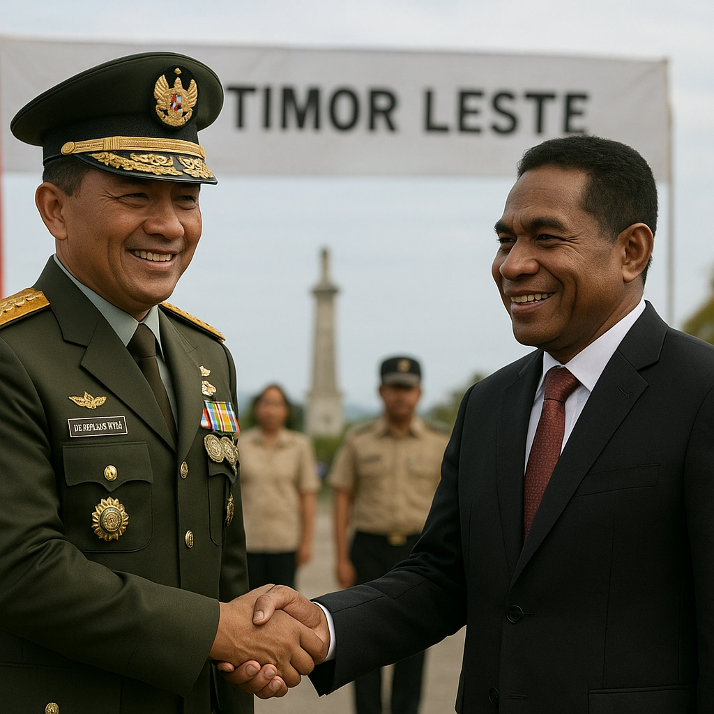 Danrem 161/Wira Sakti Hadiri HUT Timor Leste, Tekankan Rekonsiliasi dan Kerjasama