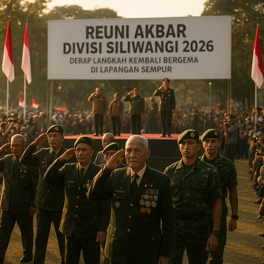 Reuni Akbar Divisi Siliwangi 2026: Derap Langkah Kembali Bergema di Lapangan Sempur