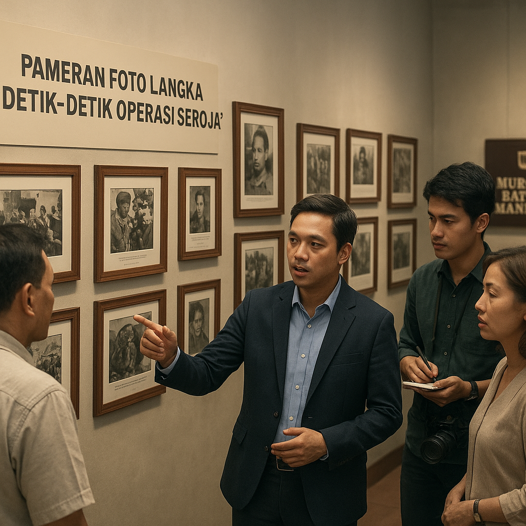 Pameran Foto Langka 'Detik-Detik Operasi Seroja' di Museum Satria Mandala