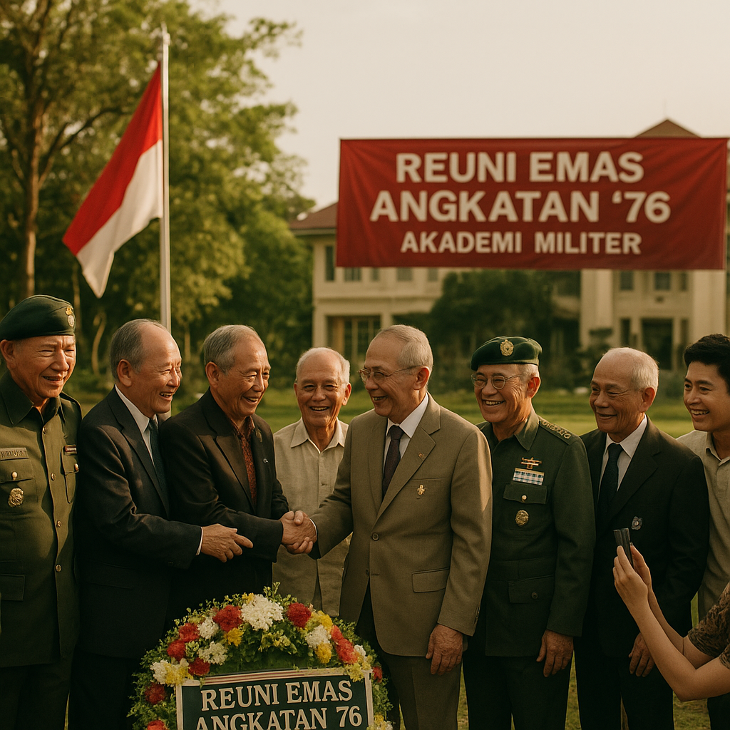 Reuni Emas Angkatan '76 Akademi Militer, Diramaikan Kisah Kenangan dan Kebersamaan