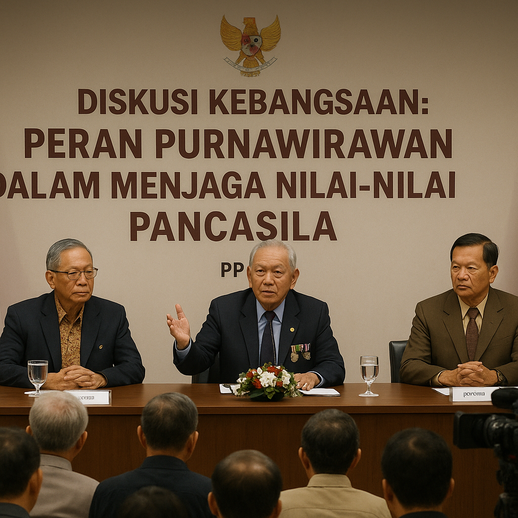 Diskusi Kebangsaan: Peran Purnawirawan dalam Menjaga Nilai-Nilai Pancasila