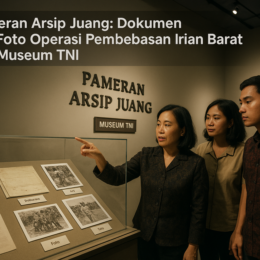 Pameran Arsip Juang: Dokumen dan Foto Operasi Pembebasan Irian Barat dari Museum TNI