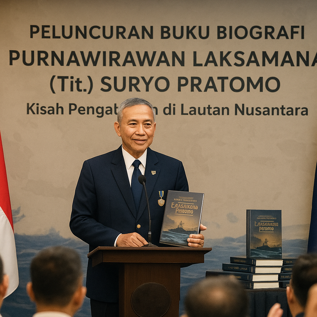 Peluncuran Buku Biografi Purnawirawan Laksamana (Tit.) Suryo Pratomo: Kisah Pengabdian di Lautan Nusantara