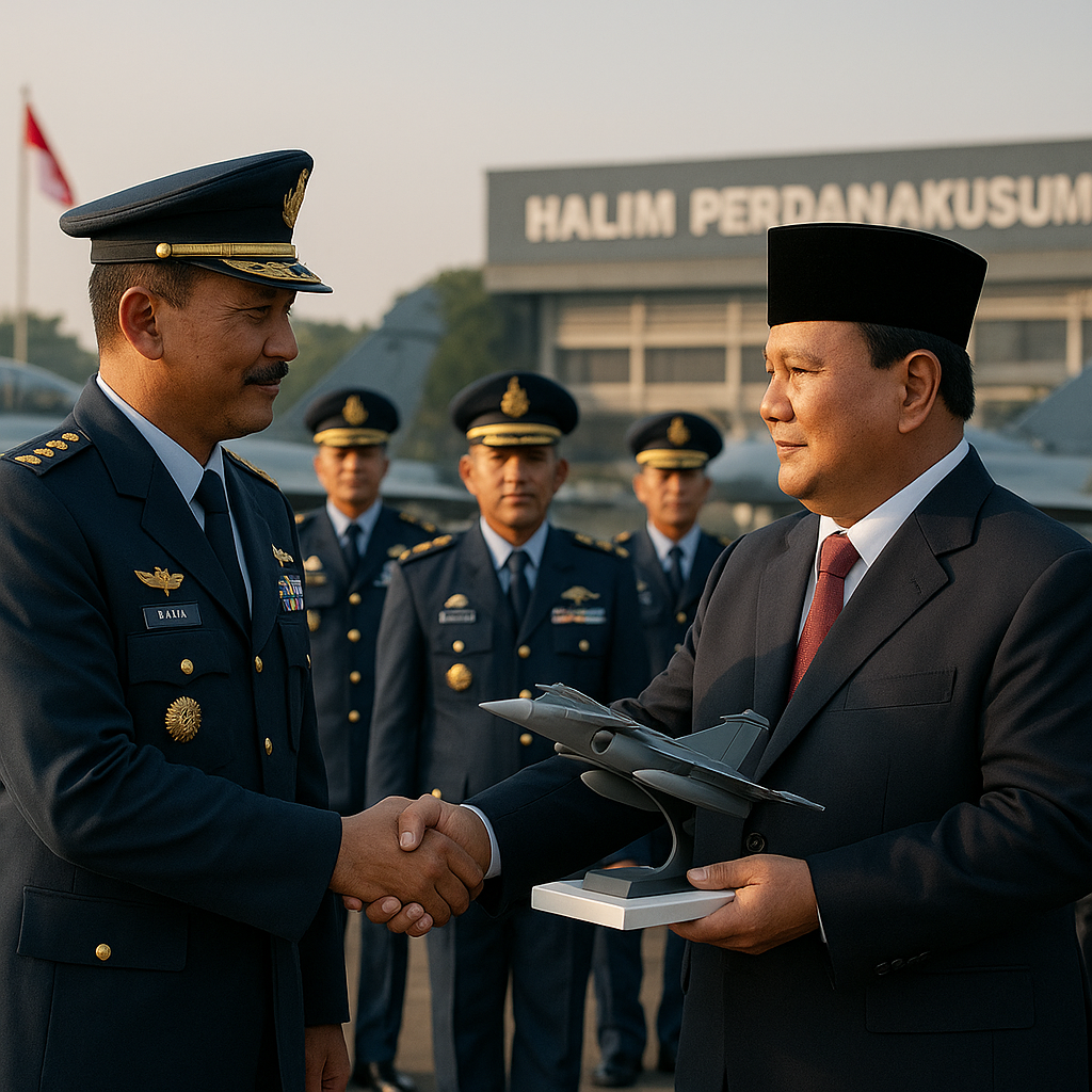 Presiden Serahkan Alutsista Modern, Tonggak Baru Penguatan Pertahanan Udara Nasional