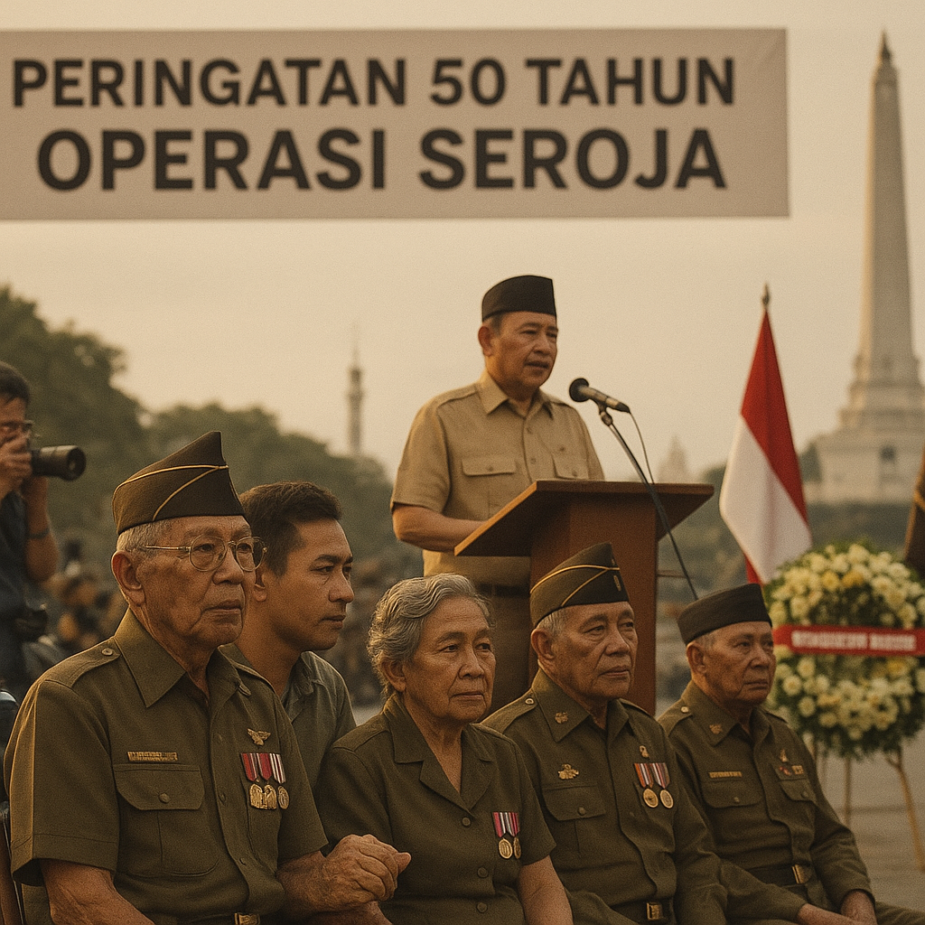 Peringatan 50 Tahun Operasi Seroja Diadakan dengan Nuansa Nostalgik