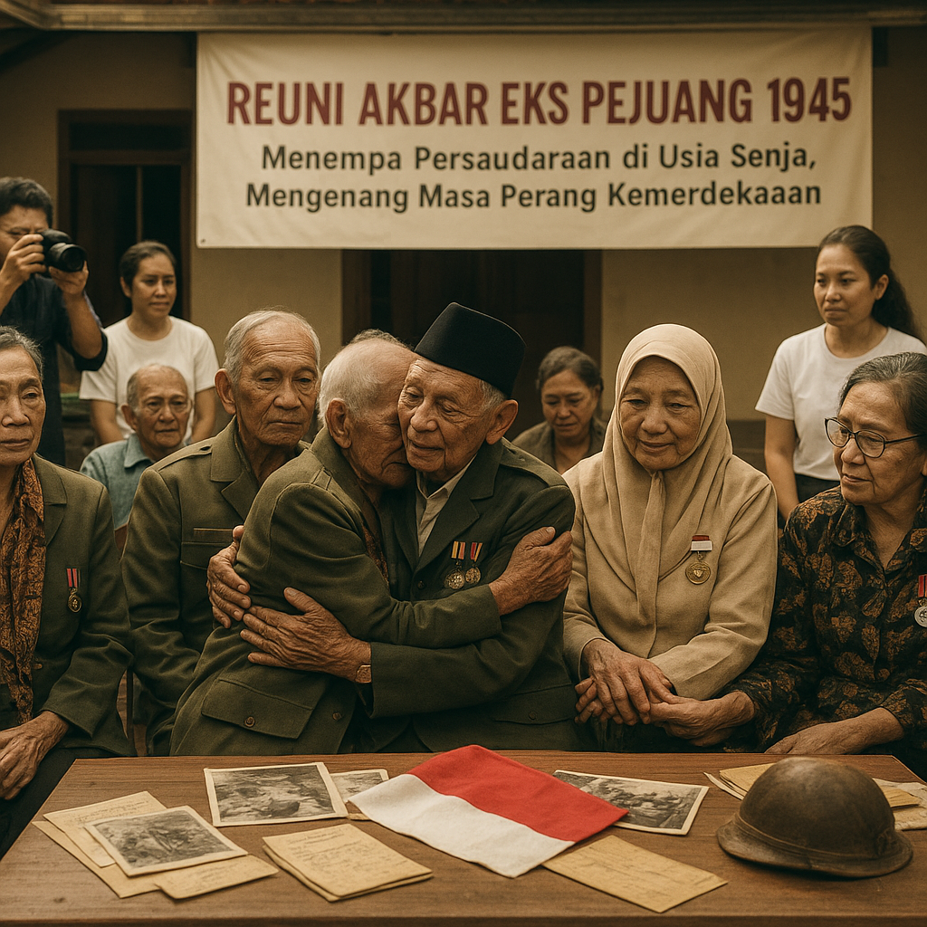 Reuni Akbar Eks Pejuang 1945: Menempa Persaudaraan di Usia Senja, Mengenang Masa Perang Kemerdekaan