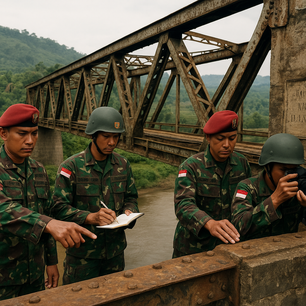 Zeni TNI AD Gelar 'Napak Tilas' Pembangunan Jembatan di Masa Konflik, Warisan Teknik yang Tetap Kokoh