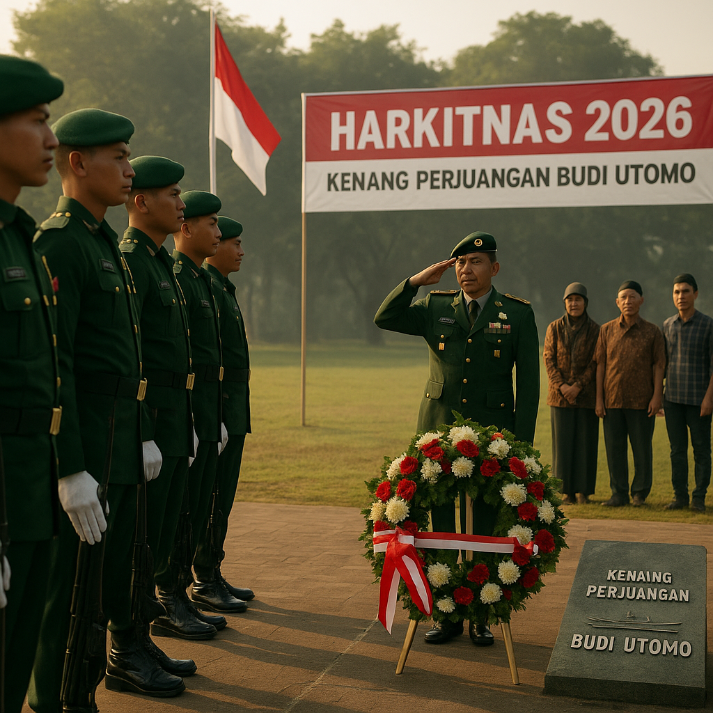 Kenang Perjuangan Budi Utomo, Divif 2 Kostrad Gelar Upacara Harkitnas 2026