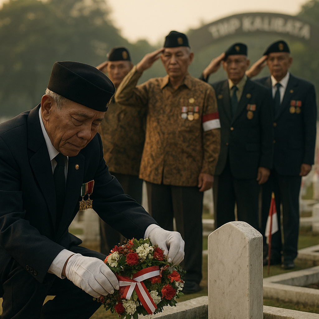 Upacara Ziarah ke TMP Kalibata, Purnawirawan Hormati Kawan Seperjuangan