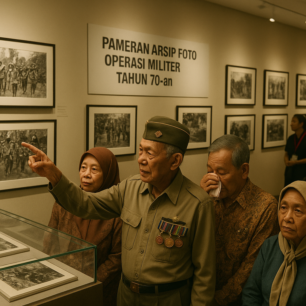 Pameran Arsip Foto Operasi Militer Tahun 70-an di Museum TNI, Mengundang Nostalgia Para Veteran