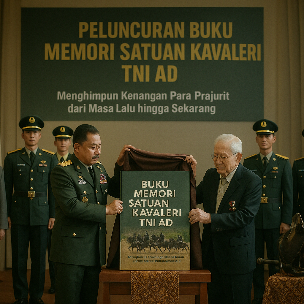 Launching Buku Memori Satuan Kavaleri TNI AD, Menghimpun Kenangan Para Prajurit dari Masa Lalu hingga Sekarang