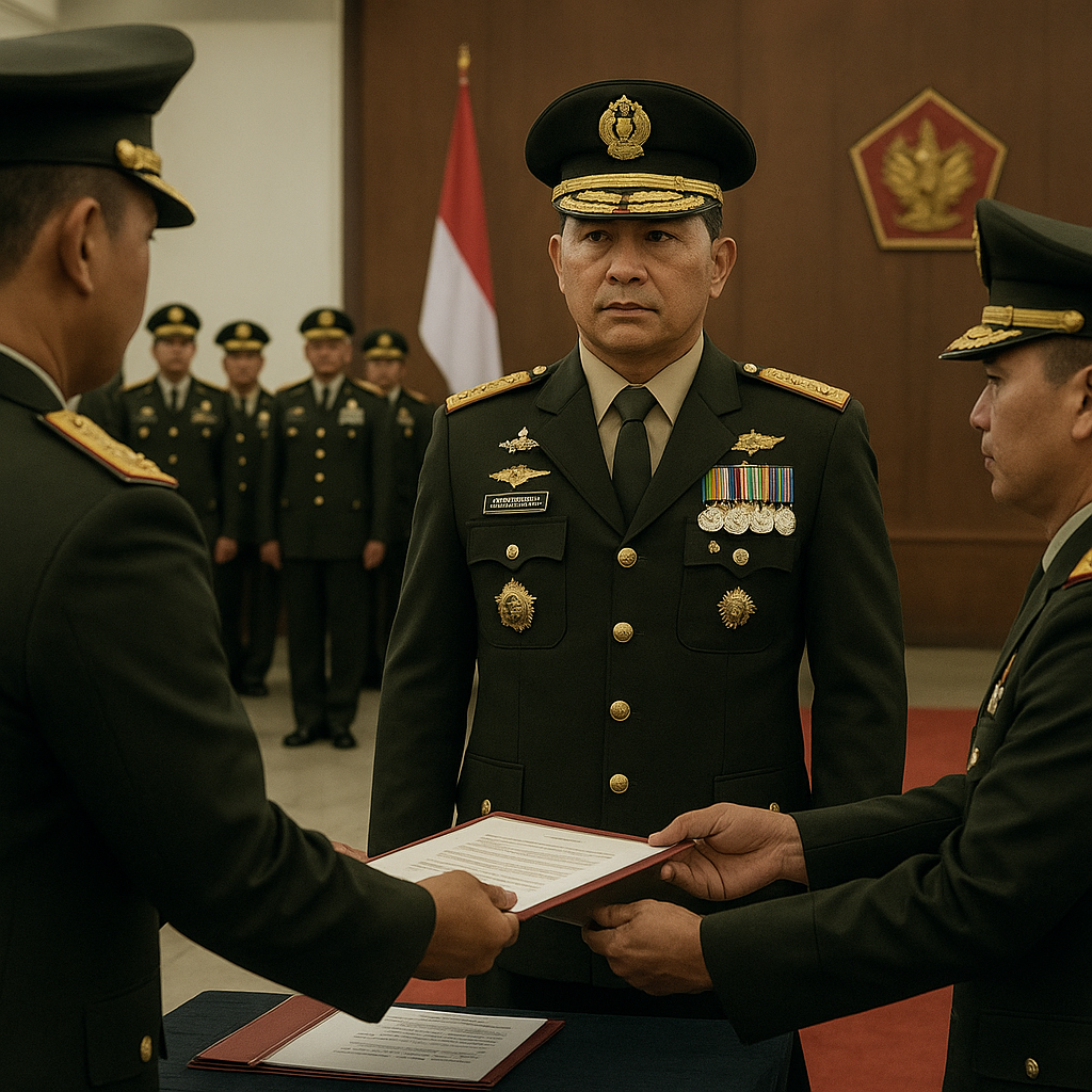 Regenerasi Kepemimpinan: Panglima TNI Pimpin Sertijab Jabatan Strategis di Mabes