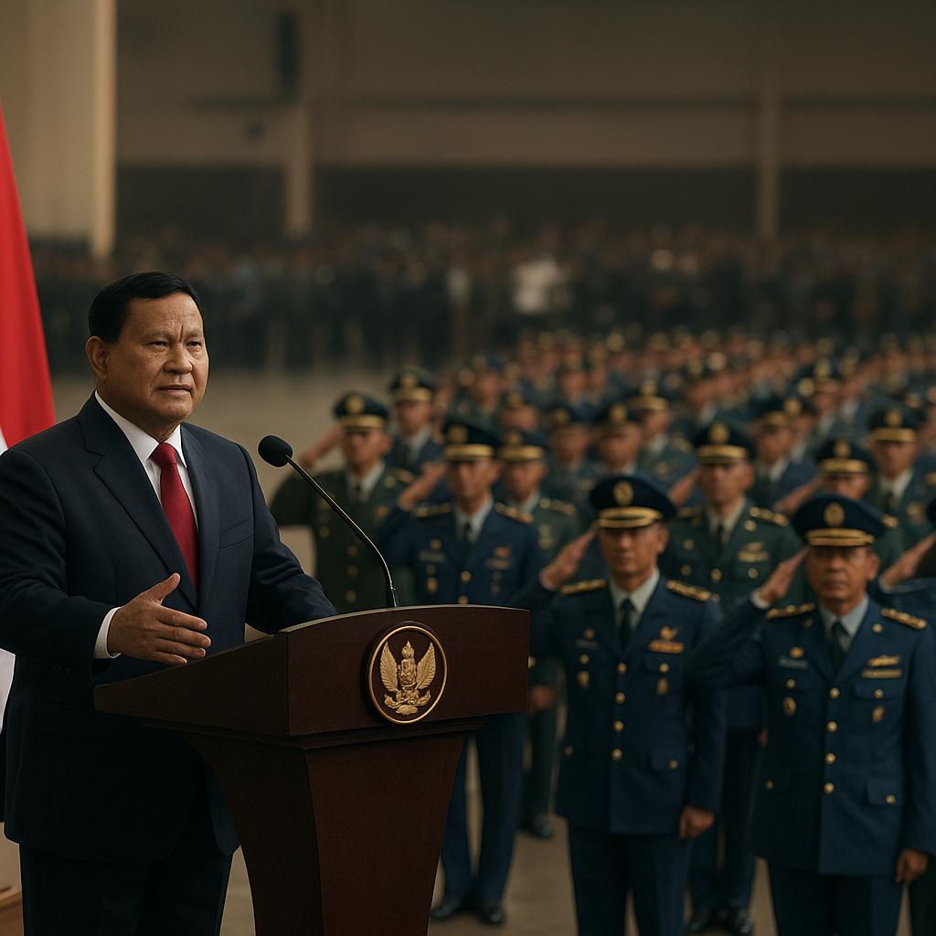 Taklimat Presiden Prabowo kepada 1.500 Komandan Satuan TNI Kobarkan Semangat Juang dan Soliditas Nasional