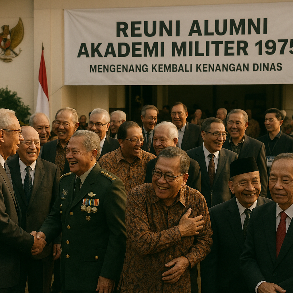 Reuni Alumni Akademi Militer Tahun 1975, Mengenang Kembali Kenangan Dinas