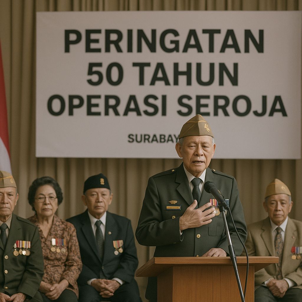 Peringatan 50 Tahun Operasi Seroja: Veteran Mengenang Perjuangan di Timor Timur
