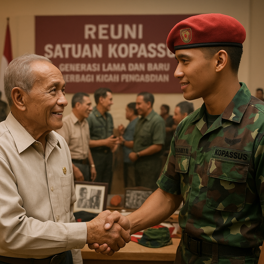 Reuni Satuan Kopassus: Generasi Lama dan Baru Berbagi Kisah Pengabdian