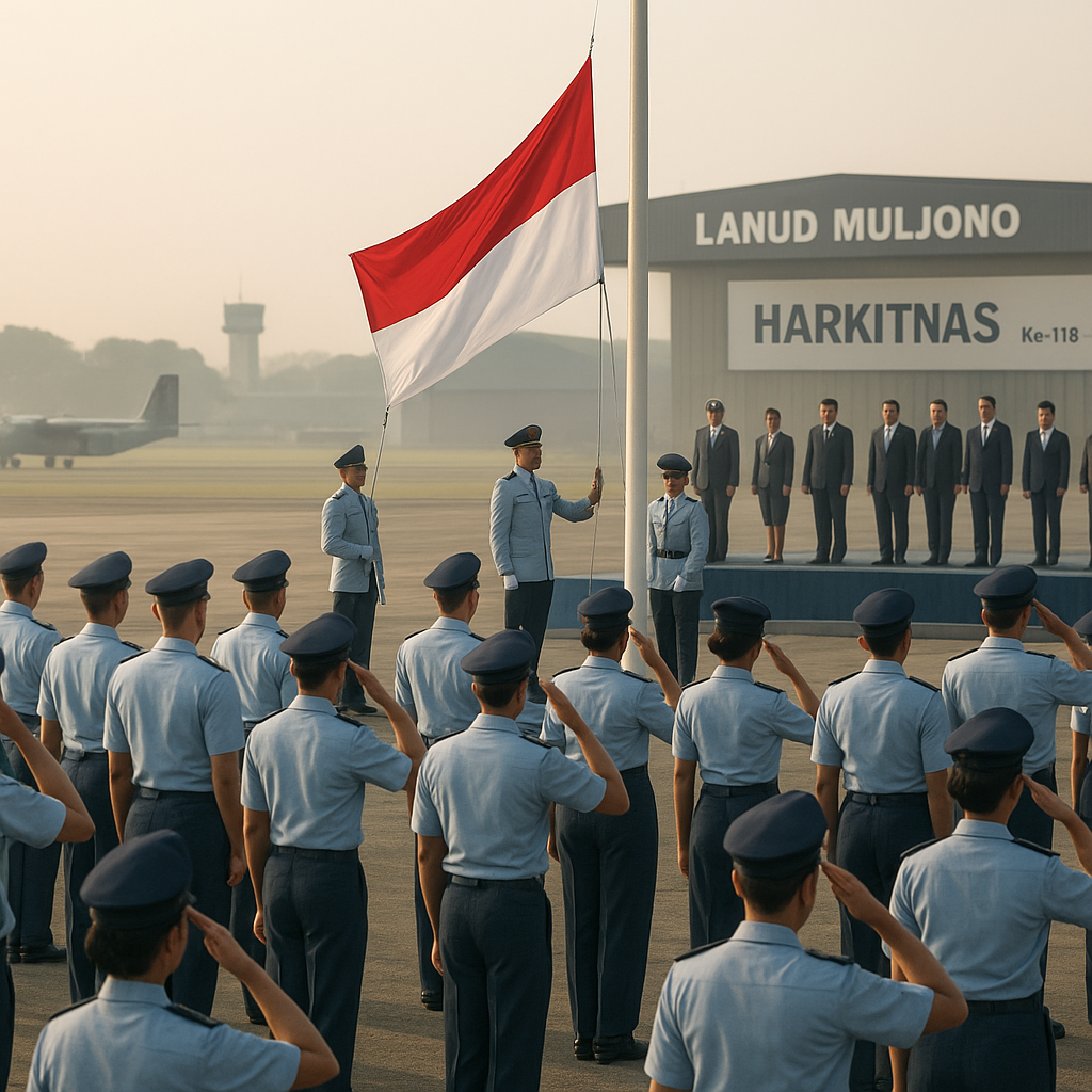 Lanud Muljono Laksanakan Upacara Hari Kebangkitan Nasional Ke 118 Tahun 2026