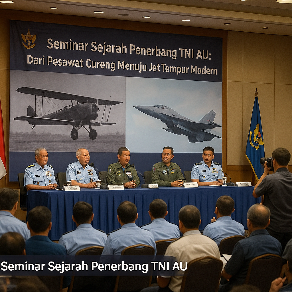 Seminar Sejarah Penerbang TNI AU: Dari Pesawat Cureng Menuju Jet Tempur Modern