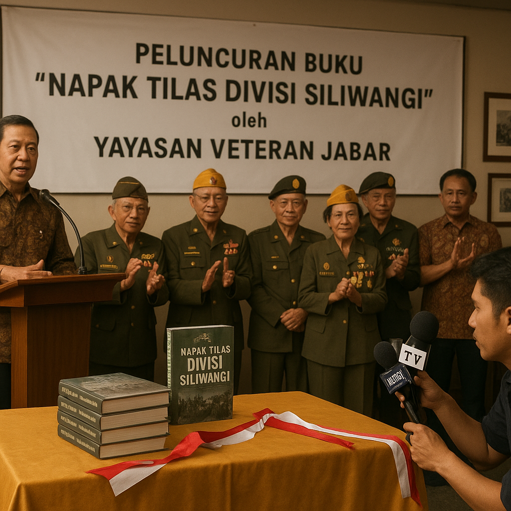Peluncuran Buku "Napak Tilas Divisi Siliwangi" oleh Yayasan Veteran Jabar, Dokumentasi Sejarah Perjuangan