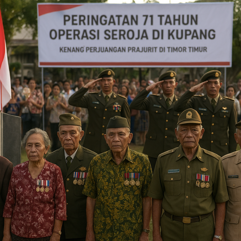 Peringatan 71 Tahun Operasi Seroja di Kupang, Kenang Perjuangan Prajurit di Timor Timur