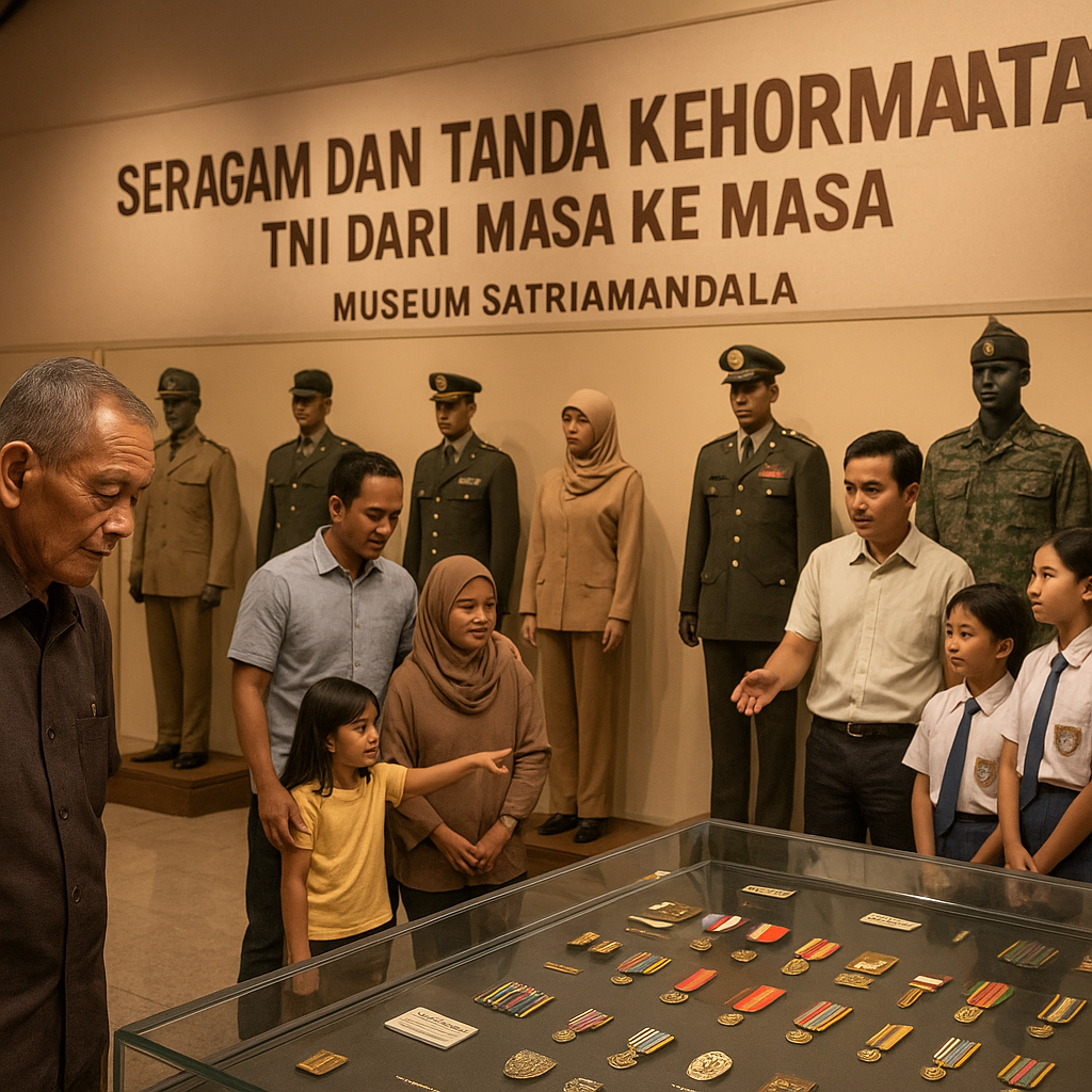 Museum Satriamandala Gelar Pameran Khusus 'Seragam dan Tanda Kehormatan TNI dari Masa ke Masa'