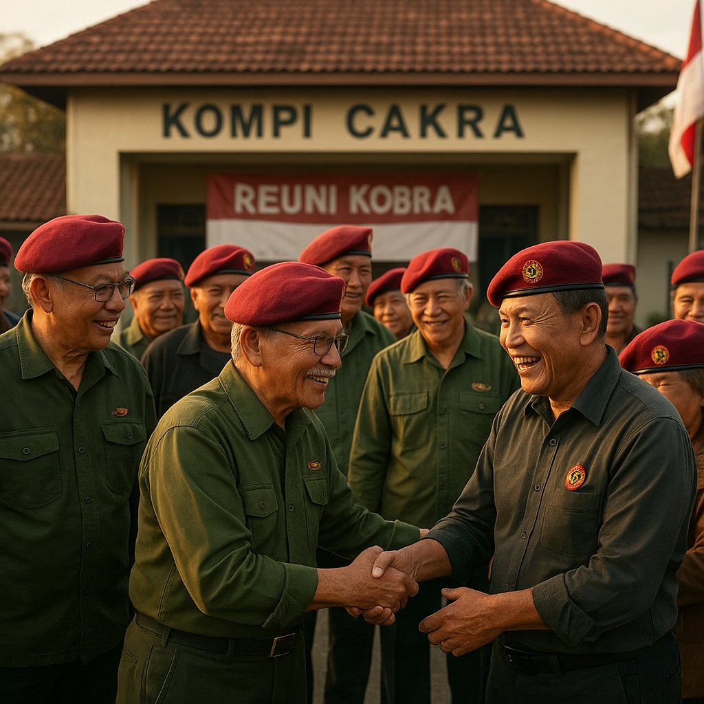 Purnawirawan Kopassus Bersatu dalam Reuni 'Kobra', Mengenang Gelora Cakra di Batujajar