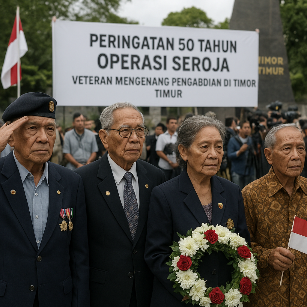 Peringatan 50 Tahun Operasi Seroja: Veteran Mengenang Pengabdian di Timor Timur