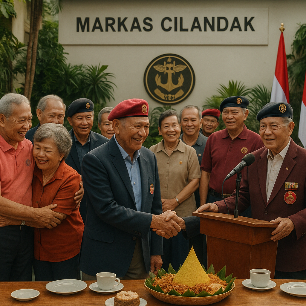 Purnawirawan Marinir Mengadakan Syukuran di Markas Cilandak