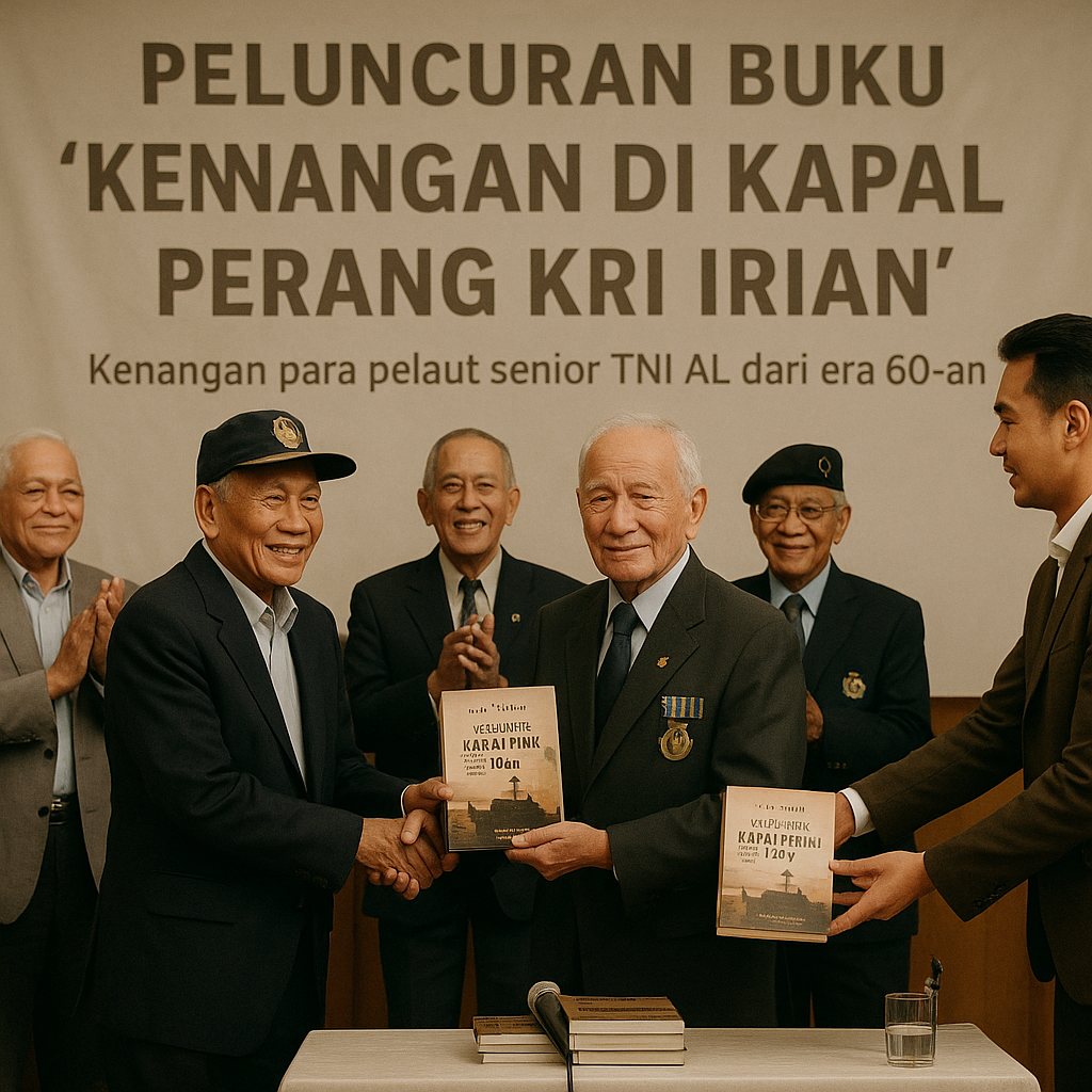 Peluncuran Buku 'Kenangan di Kapal Perang KRI Irian', Kisah Pelaut Senior Era 60-an