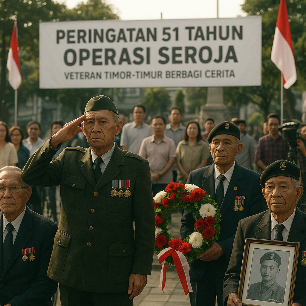 Peringatan 51 Tahun Operasi Seroja, Veteran Timor-Timur Berbagi Cerita