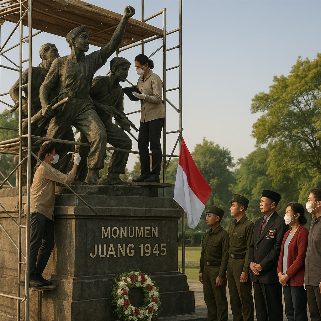 Restorasi Monumen Juang 1945 di Magelang, Mengenang Peran TNI Muda