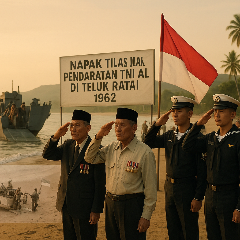 Napak Tilas Jejak Pendaratan TNI AL di Teluk Ratai 1962, Mengenang Operasi Trikora