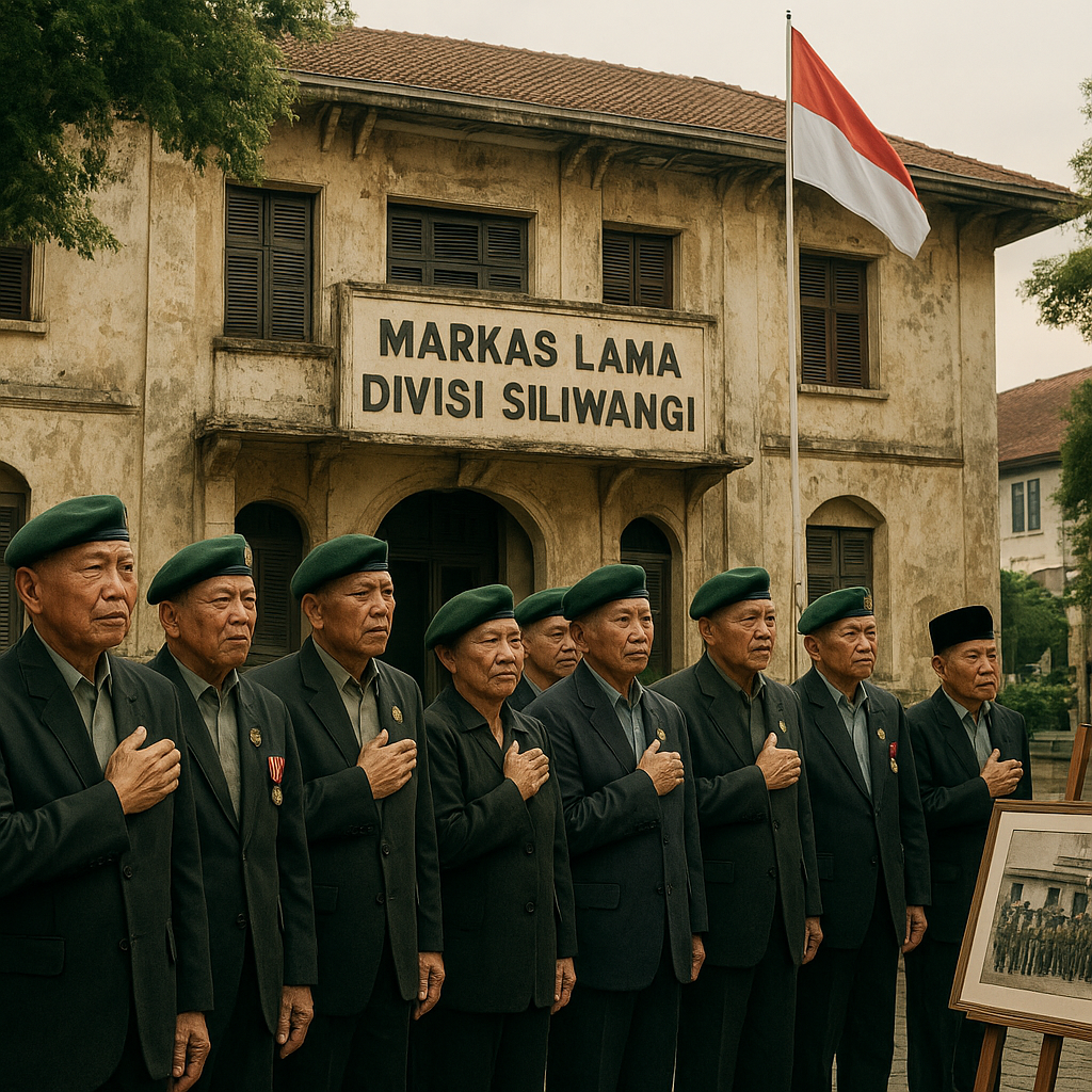 Napak Tilas Jejak Sejarah Divisi Siliwangi di Bandung, Purnawirawan Telusuri Markas Lama