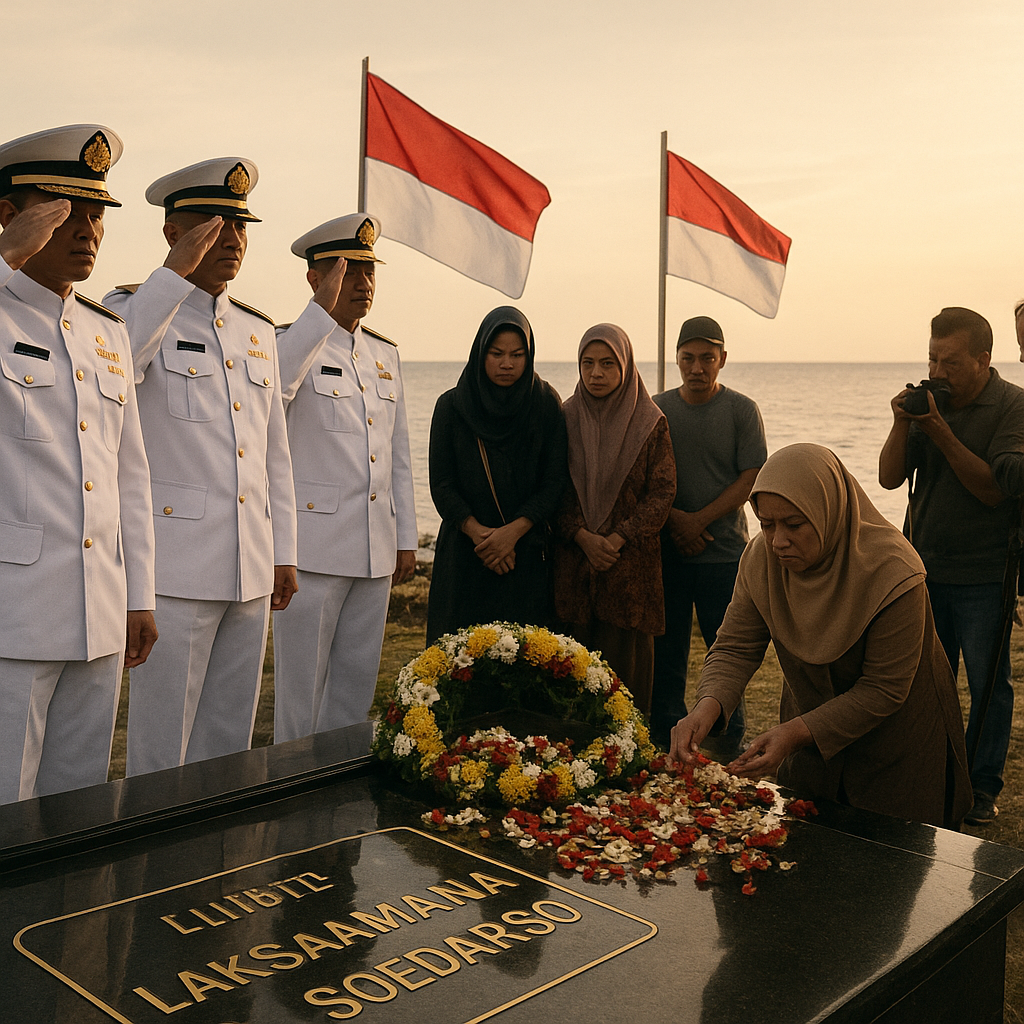 Ziarah ke Makam Laksamana Yosaphat Soedarso: Napak Tilas Pahlawan Laut Nusantara di Hari Kelahiran