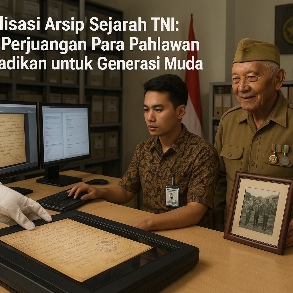 Digitalisasi Arsip Sejarah TNI: Kisah Perjuangan Para Pahlawan Terabadikan untuk Generasi Muda