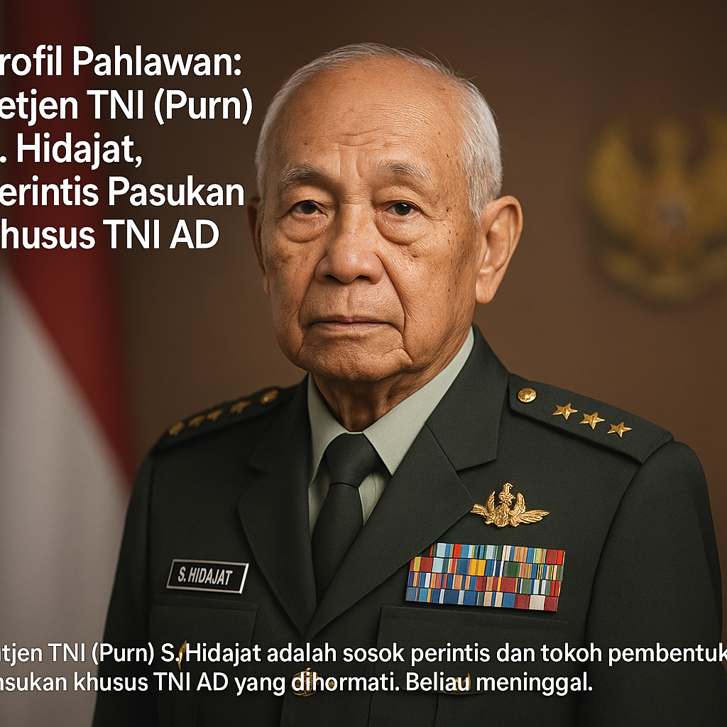 Profil Pahlawan: Letjen TNI (Purn) S. Hidajat, Perintis Pasukan Khusus TNI AD