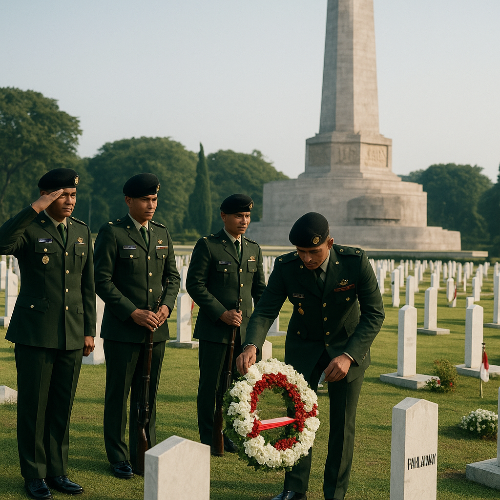 Napak Tilas di Monumen Dharmawangsa, Prajurit TNI AD Ziarahi Makam Pahlawan Revolusi