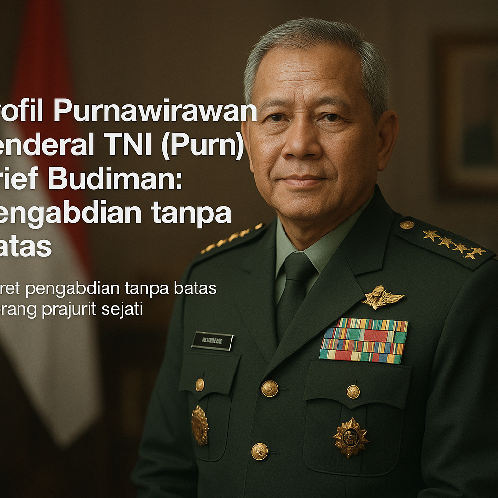 Profil Purnawirawan Jenderal TNI (Purn) Arief Budiman: Pengabdian tanpa Batas