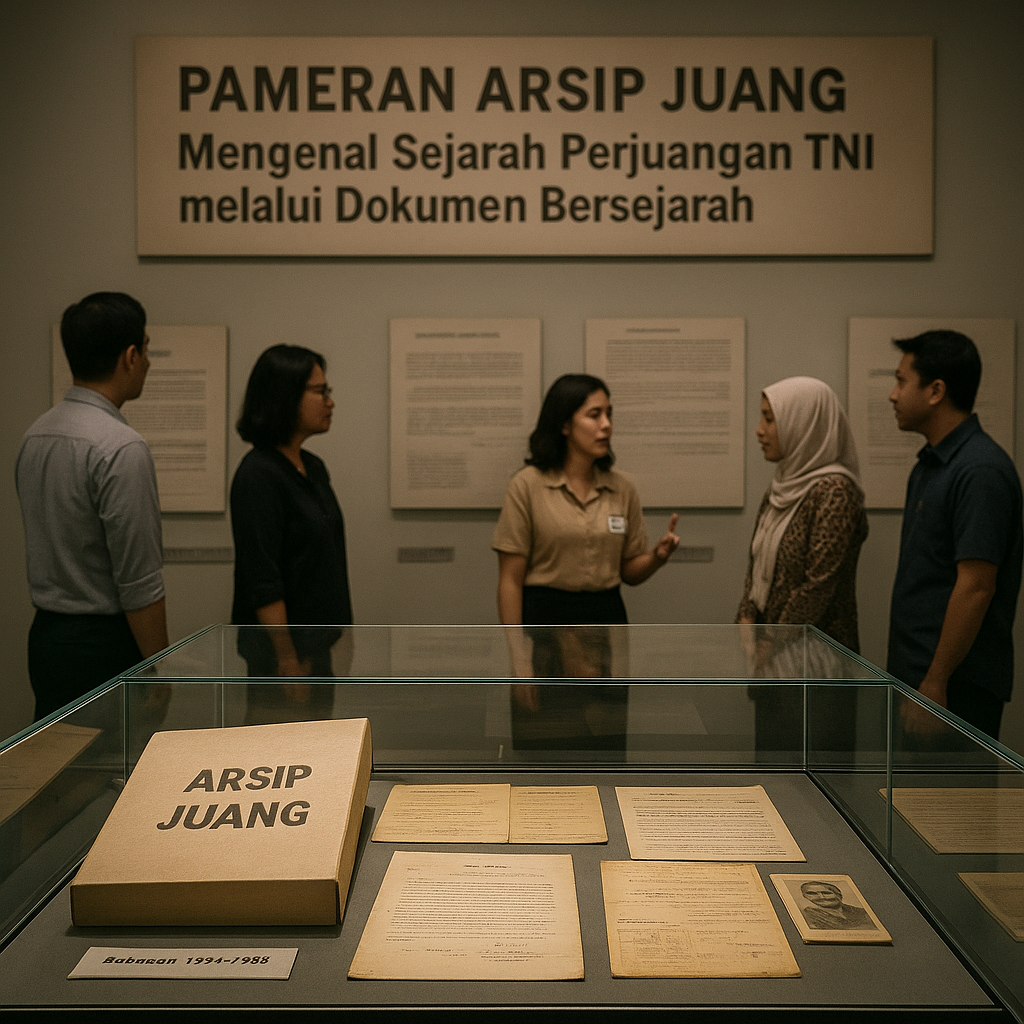 Pameran Arsip Juang: Mengenal Sejarah Perjuangan TNI melalui Dokumen Bersejarah