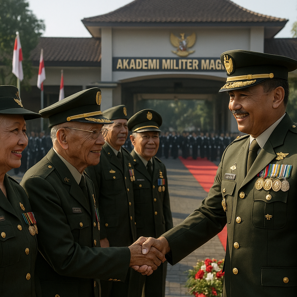 Napak Tilas Alumni Akabri 1974-AD Wira Sakti di Akademi Militer Magelang