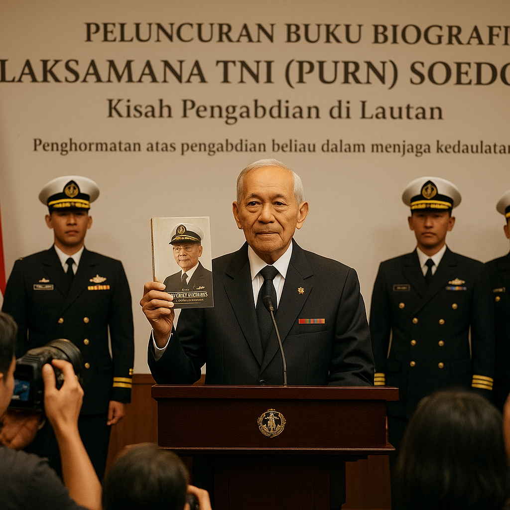 Peluncuran Buku Biografi Laksamana TNI (Purn) Soedomo: Kisah Pengabdian di Lautan